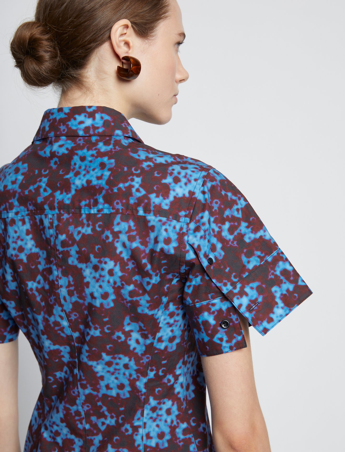 Sunflower Poplin Short Sleeve Dress #3