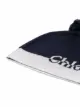 Chloé Kids intarsia logo-knit beanie