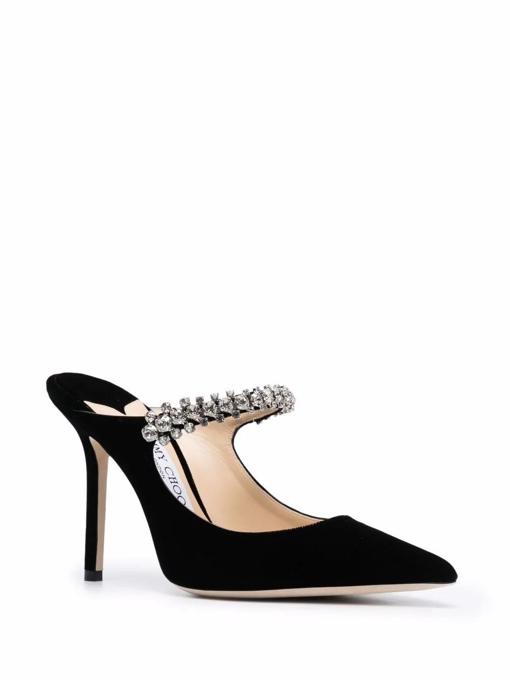 Jimmy Choo BING 100mm pointed mules | Heeled Mules | Image 2