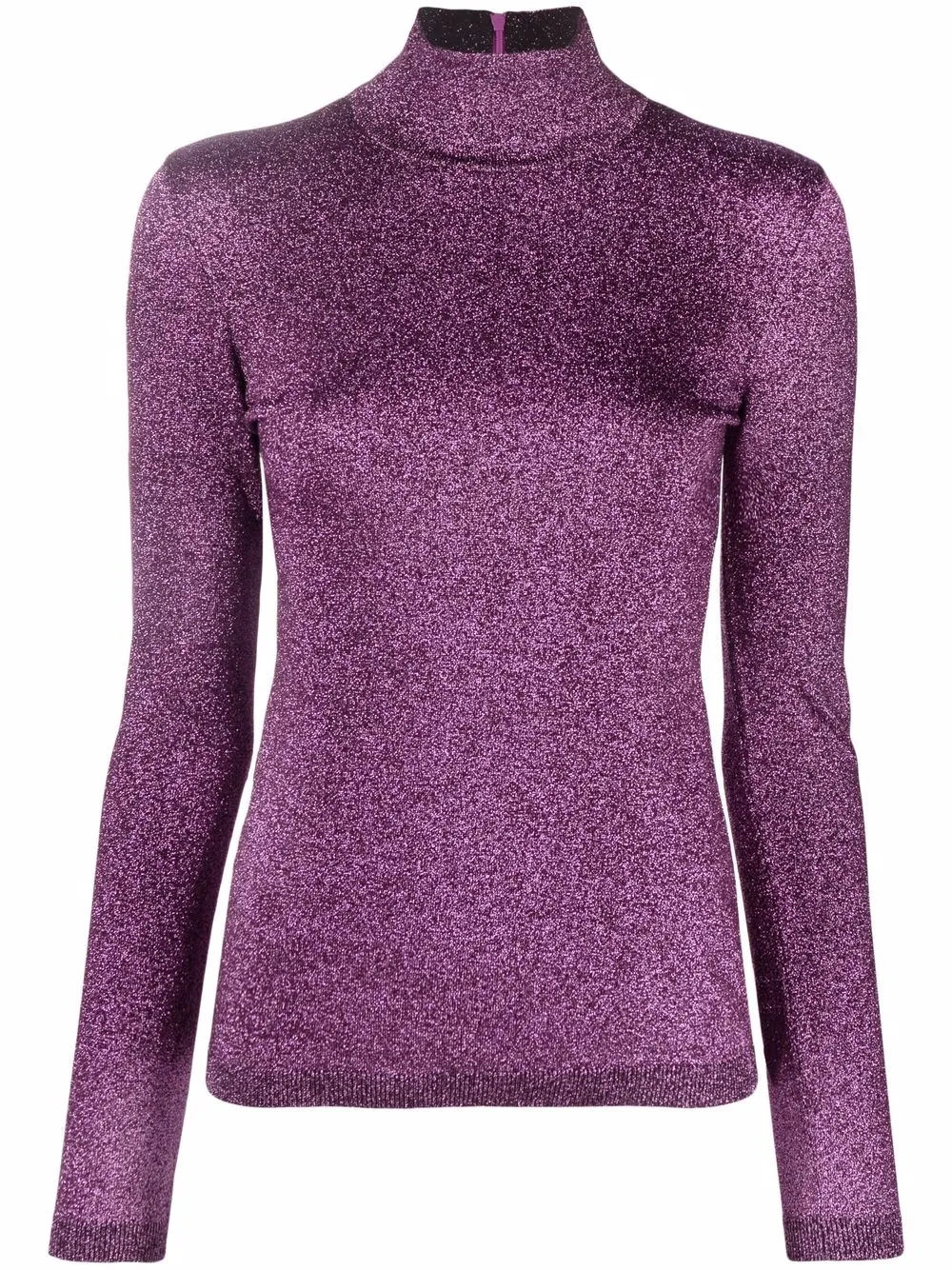 Stella McCartney Metallic roll-neck Top - Farfetch