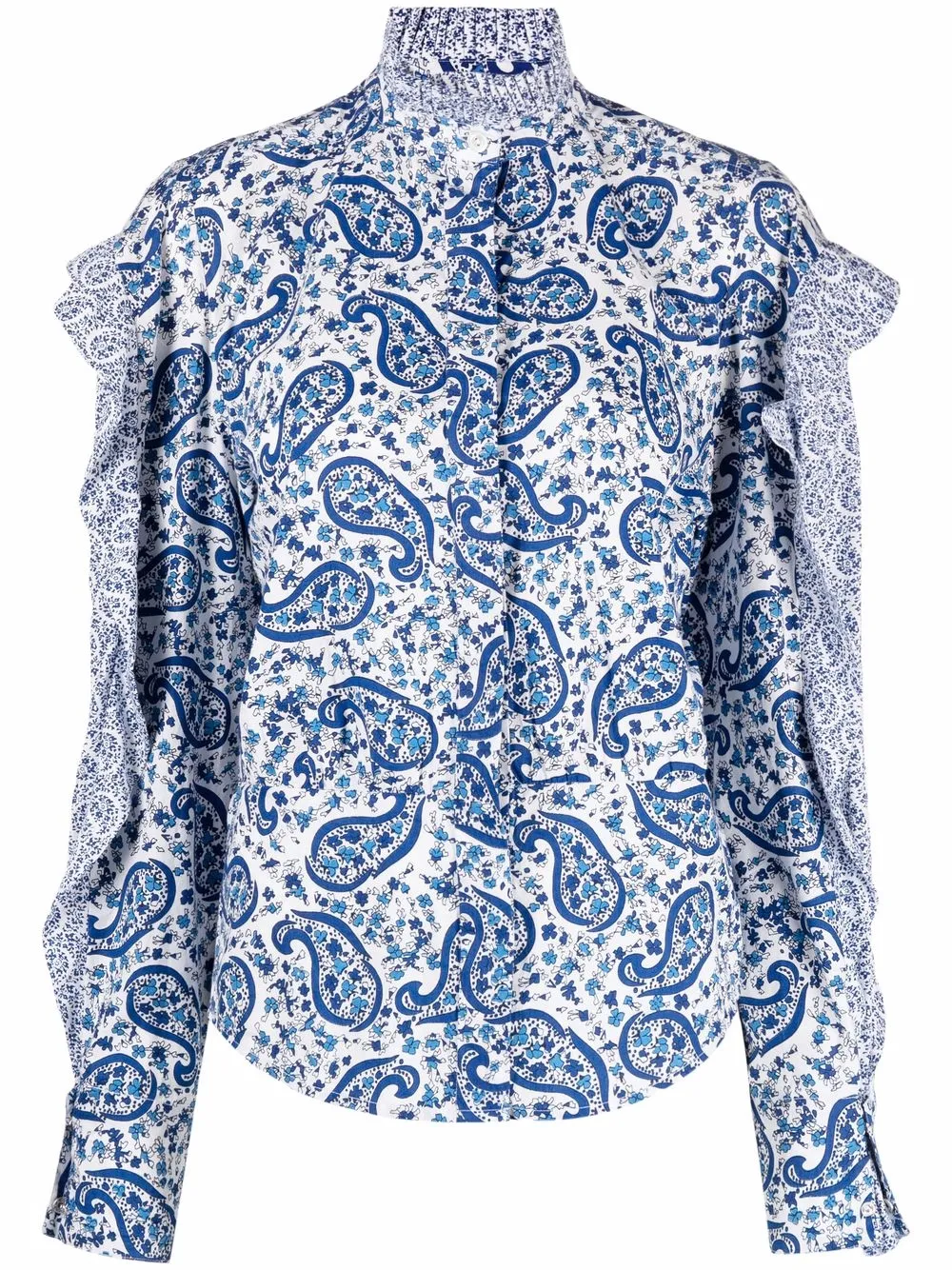 

Isabel Marant Étoile blusa con estampado de cachemira - Azul