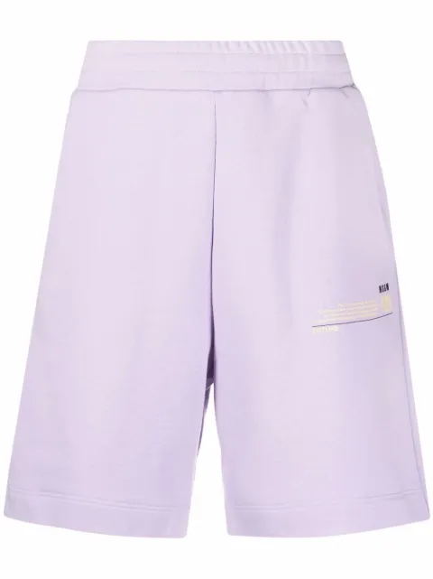 MSGM short de sport à patch logo 