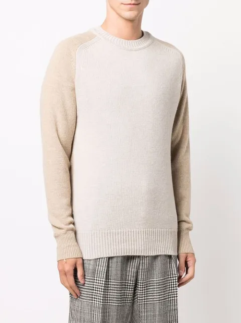 Woolrich colour-block crew-neck jumper 