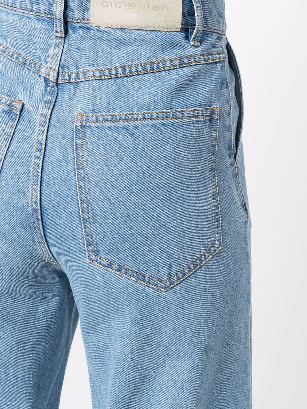 фото Christian wijnants широкие джинсы pika с завышенной талией