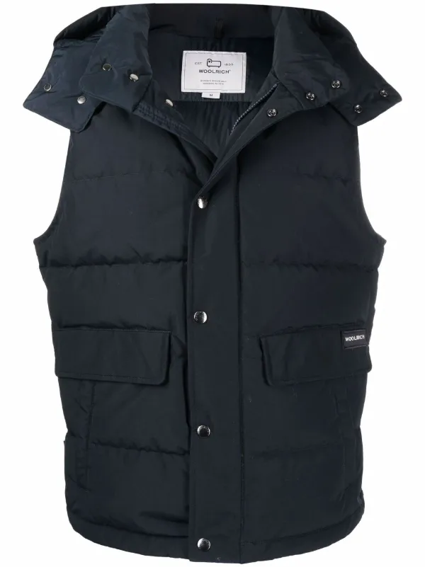 down and feather gilet