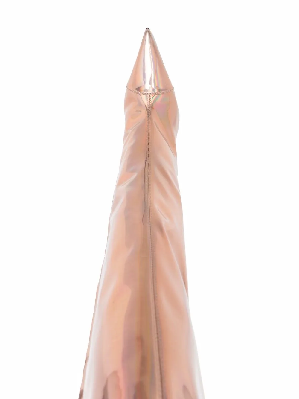 Alexandre Vauthier Iridescent-effect Knee-length Boots In Rosa