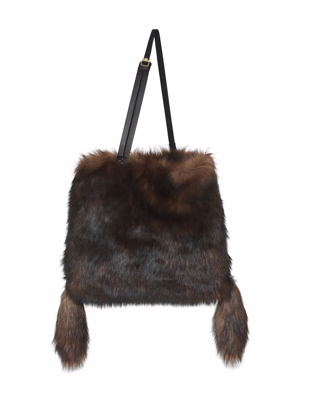 Burberry Astra faux-fur Trim Tote Bag - Farfetch