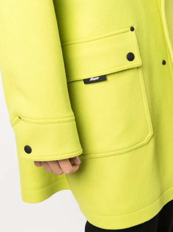 lime green coat
