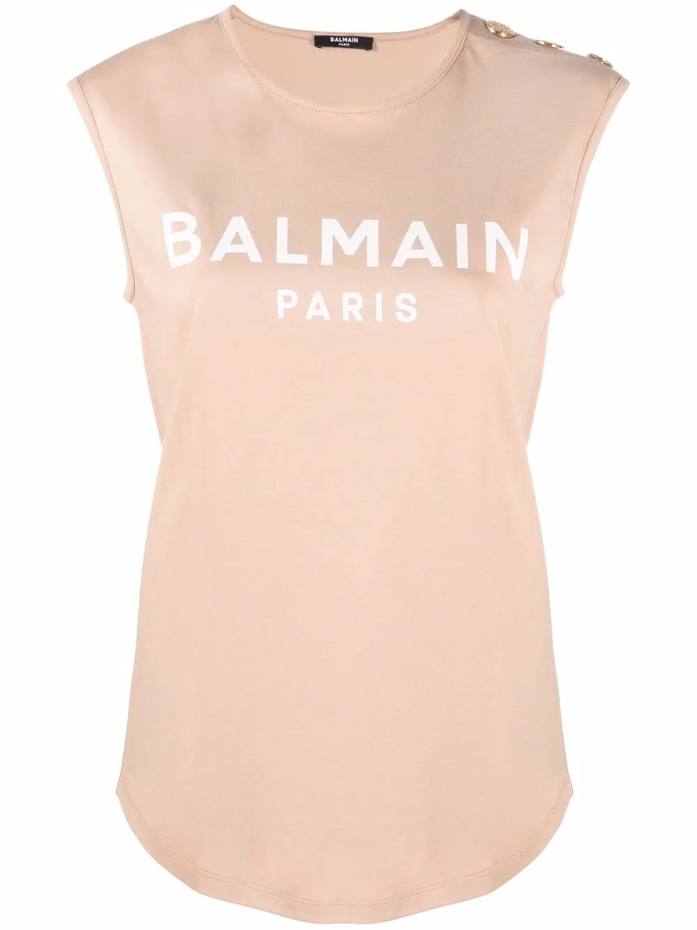 фото Balmain топ с логотипом