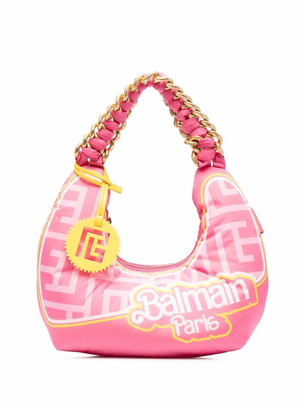 фото Balmain сумка mini pillow из коллаборации с barbie