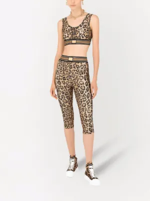 【DOLCE & GABBANA】プリントスポーツブラ Dolce & Gabbana White Graffiti Print Logo Band Sports Bra