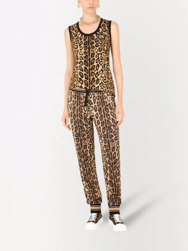 Dolce & Gabbana ドルチェ＆ガッバーナ レオパード タンクトップ