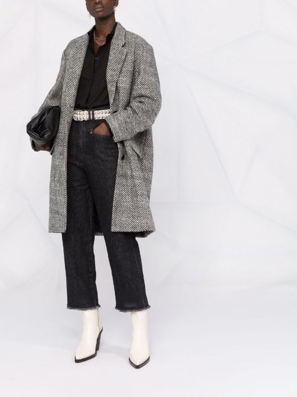 Effektivitet opdagelse Leonardoda Shop Isabel Marant Fegozi mid-length coat with Express Delivery - FARFETCH