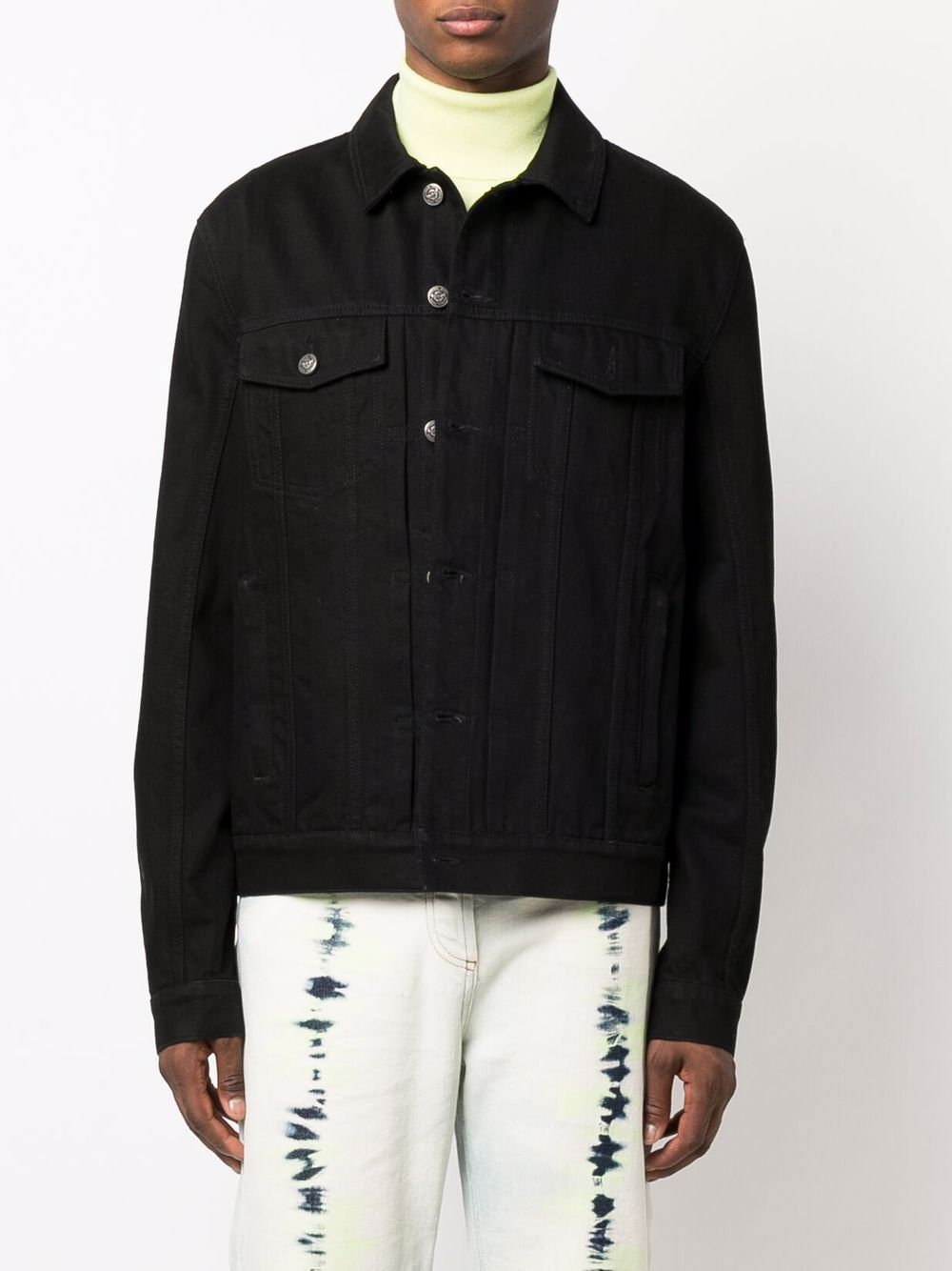 фото Balmain джинсовая куртка с логотипом