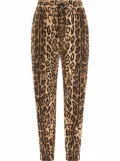 Dolce & Gabbana leopard-print track pants - Brown
