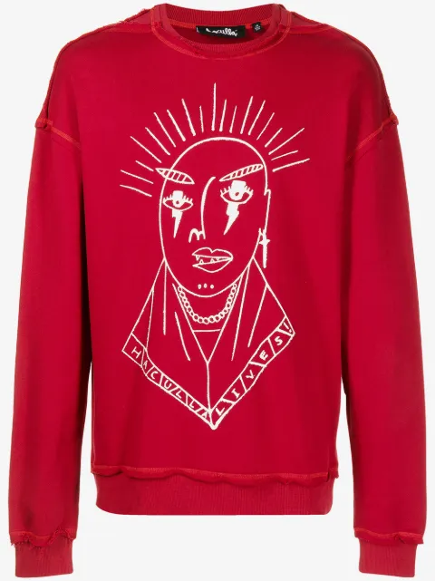Haculla suéter con logo estampado