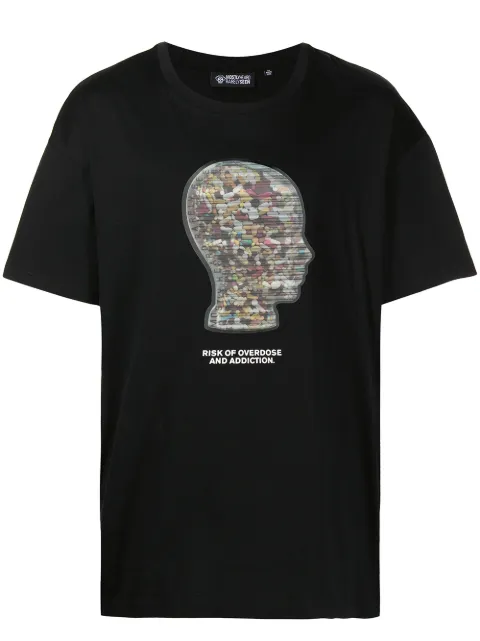 Mostly Heard Rarely Seen graphic-print stretch-cotton T-shirt