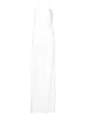 Michelle Mason open-back silk gown - White