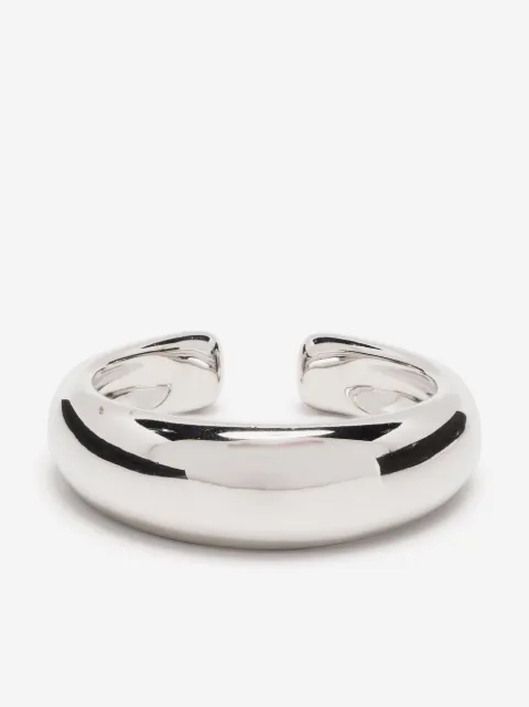 Tom Wood arete ear-cuff Thick Large en plata de ley