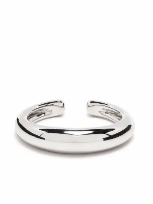 Tom Wood Cove Hoop Earring | Silver | FARFETCH