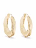 Tom Wood Infinity Rock-Crystal gold-plated sterling-silver hoops