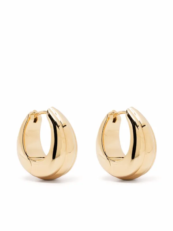 Orecchini a cerchio medi Oro Farfetch Accessori Gioielli Orecchini 