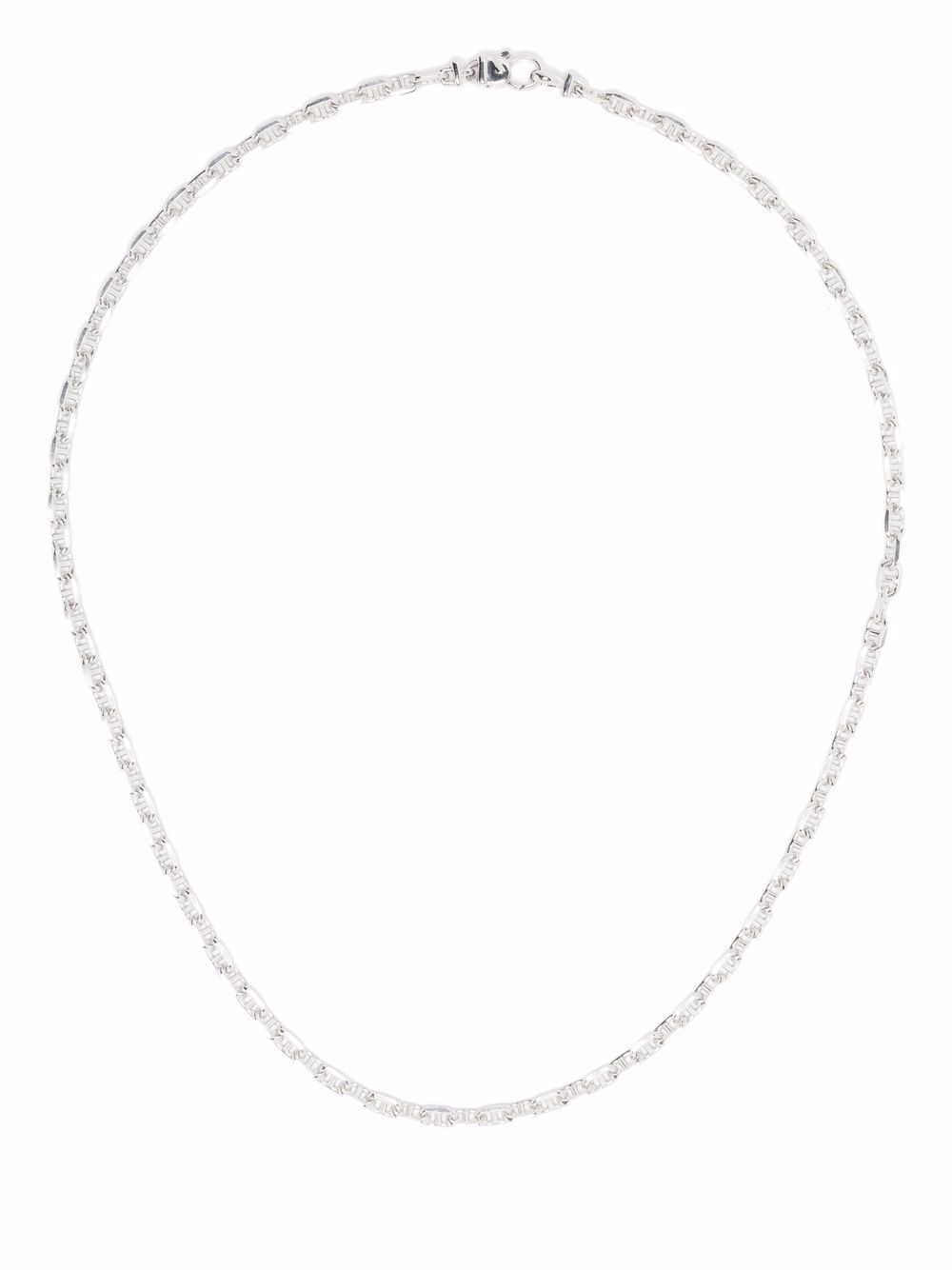 

Tom Wood collar de cadena Cable en plata de ley - Plateado