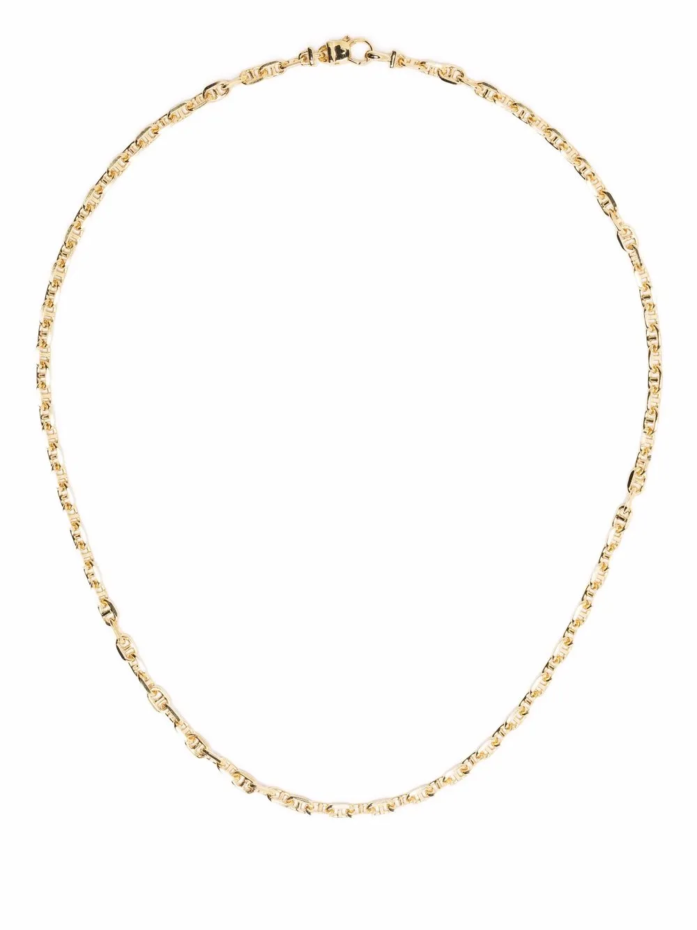 

Tom Wood collar Cable en plata de ley bañada en oro - Dorado