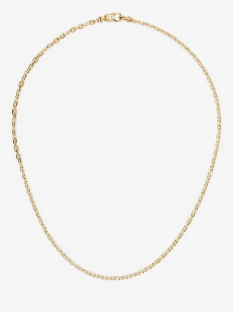Tom Wood collar de cadena Anker en plata de ley bañada en oro 