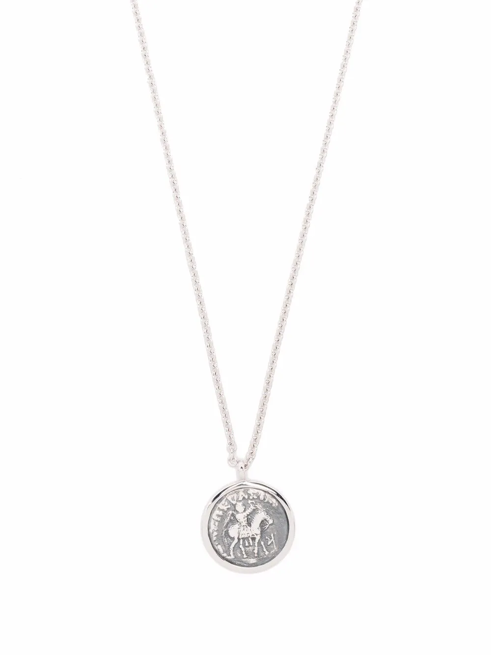 Tom Wood Coin Pendant Angel Short 
