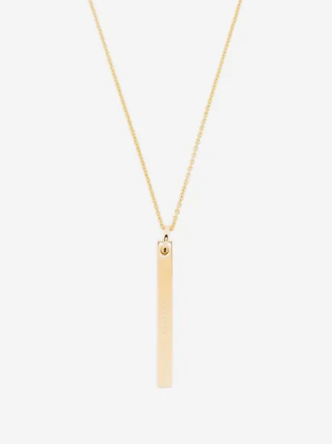 Tom Wood Cube-chain 9kt gold-plated sterling-silver necklace