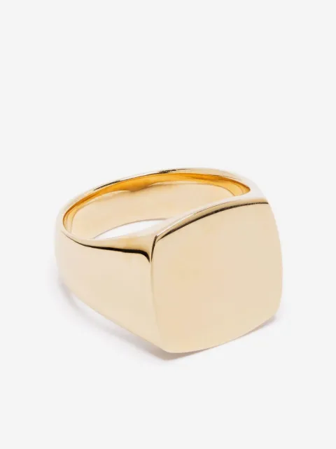 Tom Wood 9kt yellow gold Cushion ring