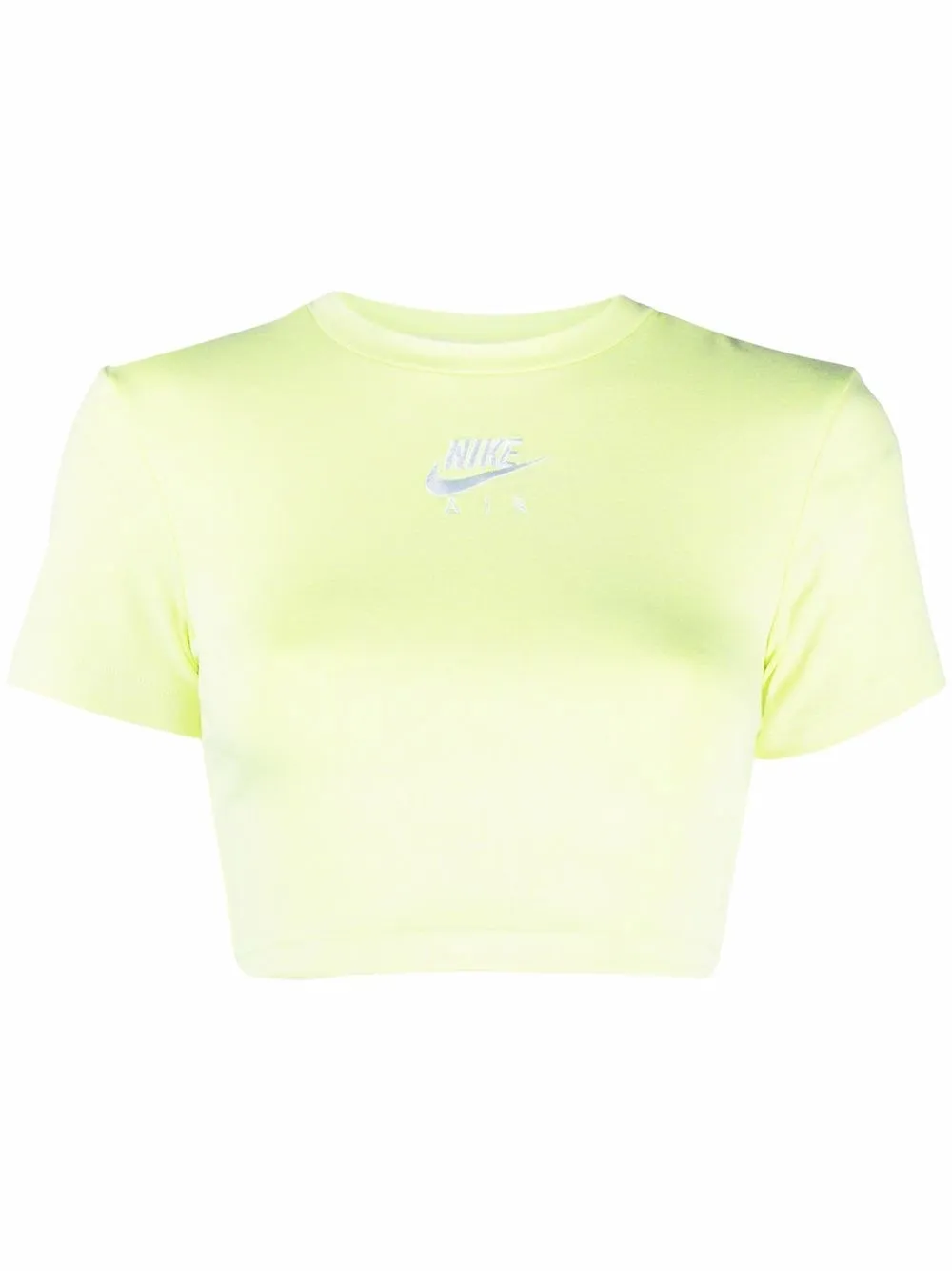 фото Nike укороченная футболка с логотипом swoosh