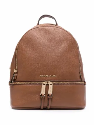 medium leather backpack