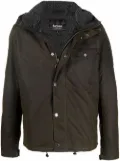 Barbour International green lightweight rain jacket