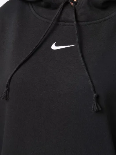 Swoosh logo-print pullover hoodie 