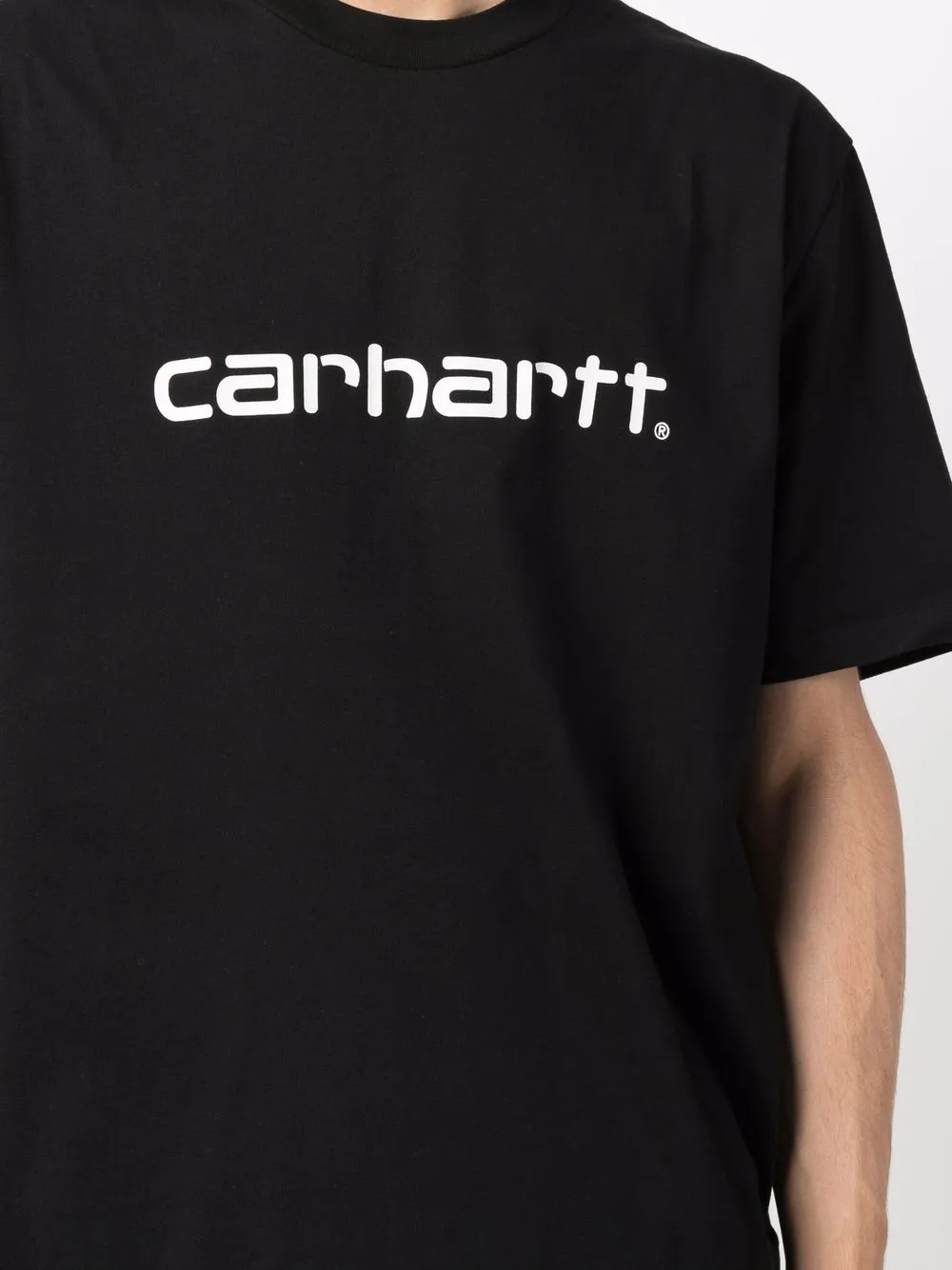 фото Carhartt wip футболка с логотипом