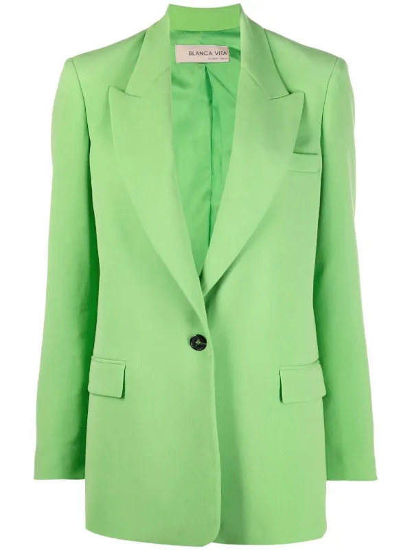 Blanca Vita green single-breasted 