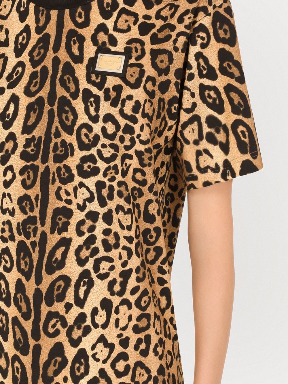 insect Centraliseren Rijk Dolce & Gabbana leopard-print T-shirt - Farfetch
