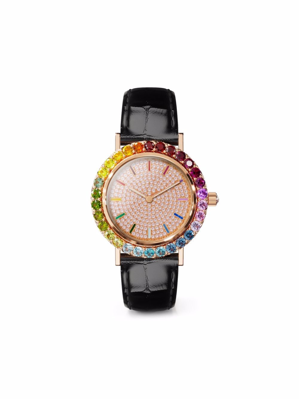 Dolce & Gabbana Iris crystal-embellished 34mm - Black