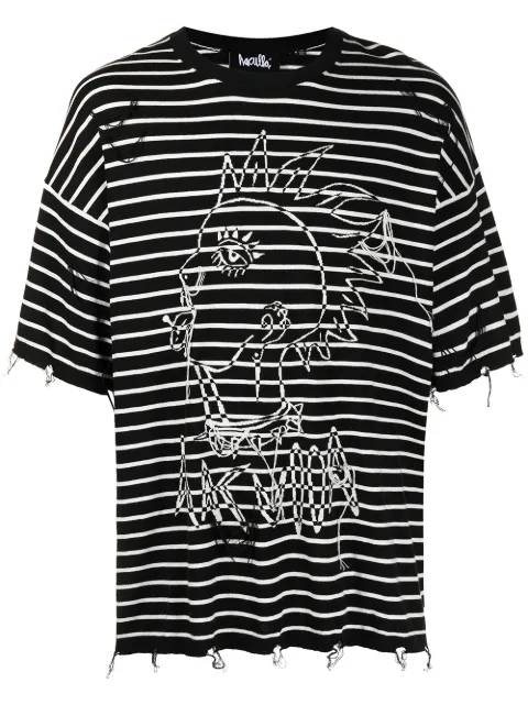Haculla Jac Punk striped cotton T-shirt