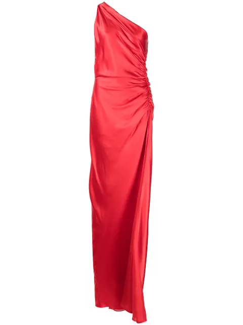Michelle Mason Asym silk gown