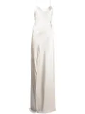 Michelle Mason wrap silk gown - Pink