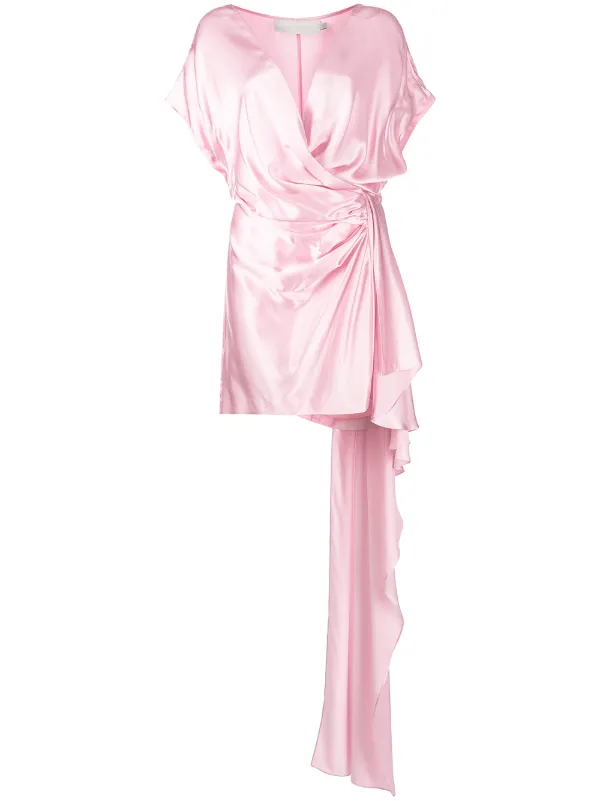 Michelle Mason シルク ラップドレス 通販 - FARFETCH