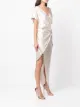 Michelle Mason silk wrap dress