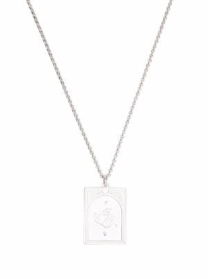 Silver Rolo silver chain necklace, Tom Wood