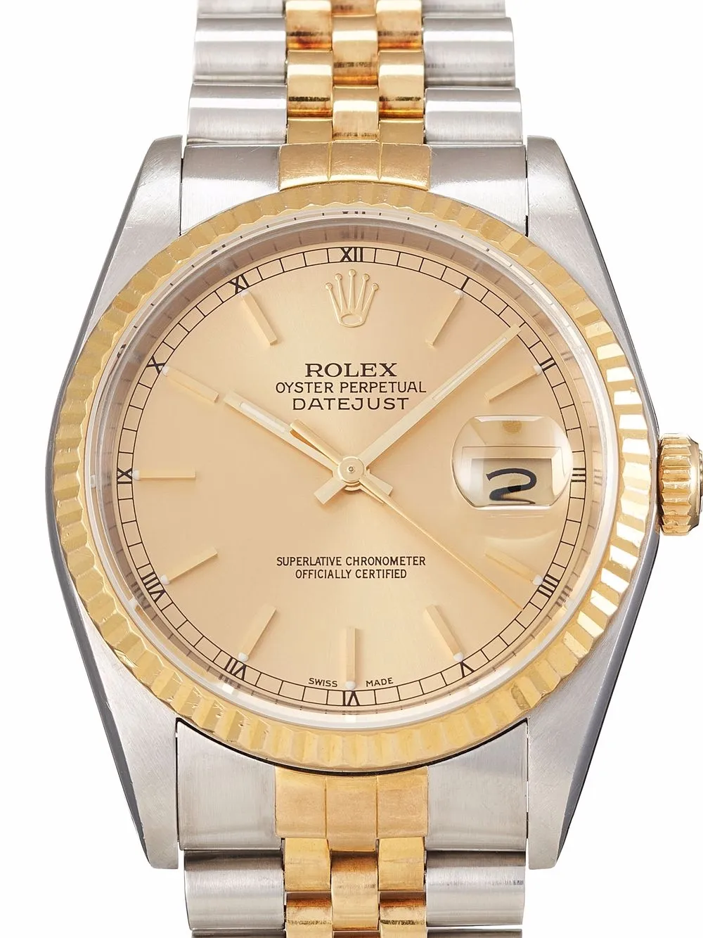 фото Rolex наручные часы datejust pre-owned 36 мм 1988-го года