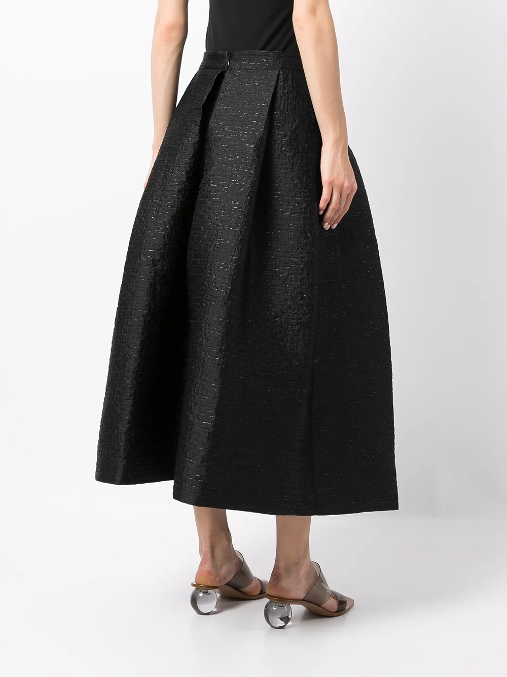 фото Emporio armani юбка миди с завышенной талией