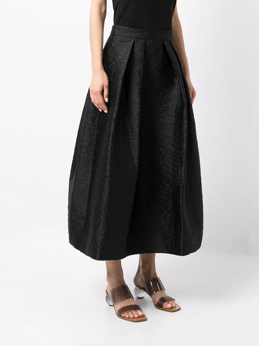 фото Emporio armani юбка миди с завышенной талией