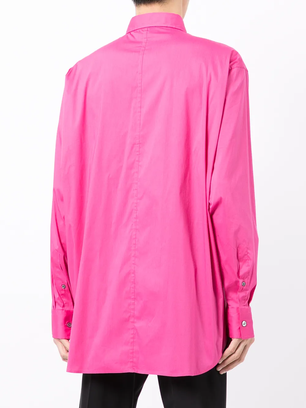 фото Emporio armani рубашка с длинными рукавами и вышитым логотипом